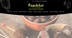 Desktop Screenshot of chocolats-puyodebat.com