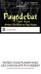 Mobile Screenshot of chocolats-puyodebat.com